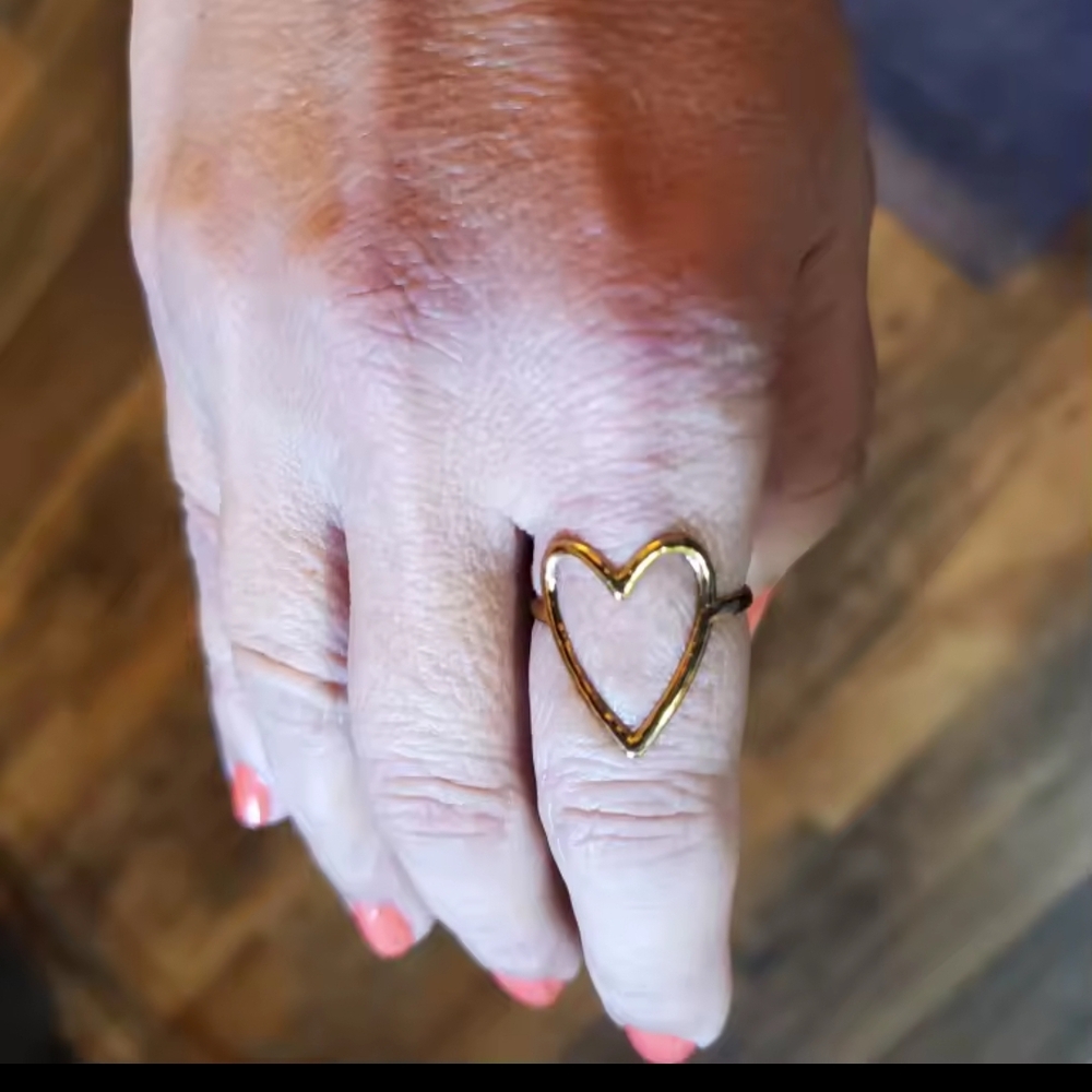 Gold Heart Ring